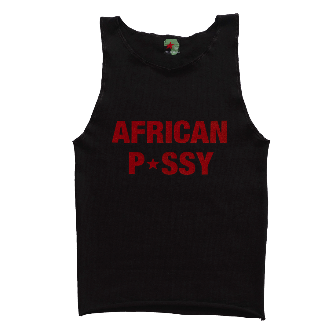 AFRICAN PUSSY CROP TOP / RED